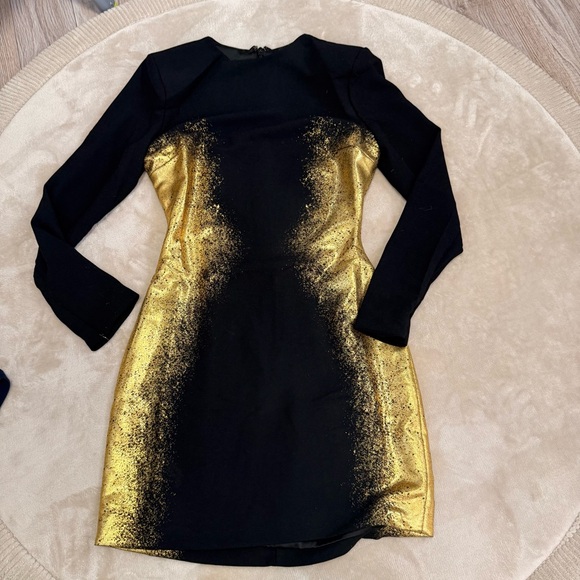 HOUSE OF CB - Domenica Foil Long Sleeve Minidress - Picture 5 of 6